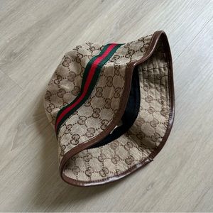 Gucci style kids bucket hat